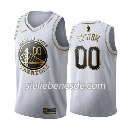 Herren NBA Golden State Warriors Trikot Nike 2019-2020 Weiß Golden Edition Swingman - Benutzerdefinierte